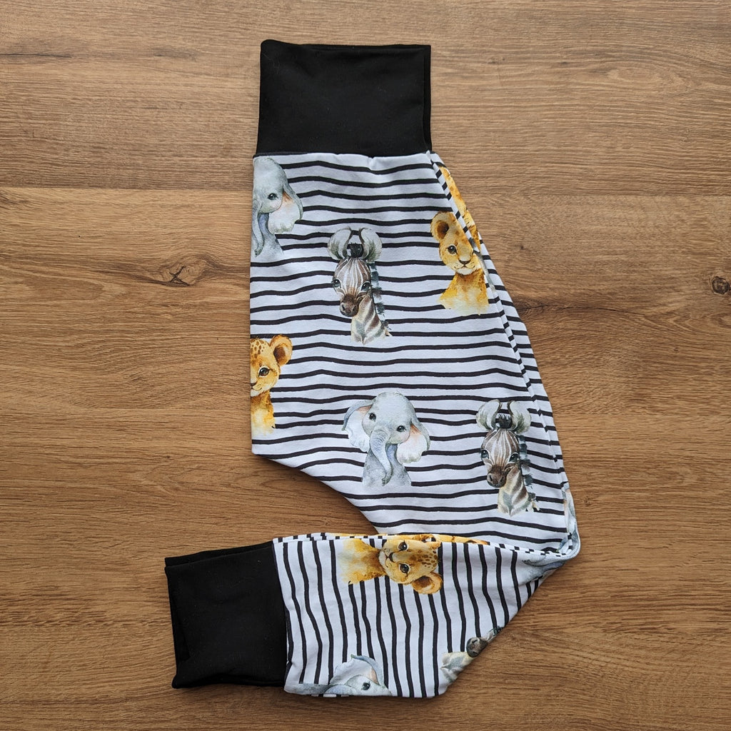 SIZE 4 Jungle animal stripes harem pants