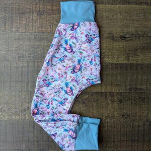 SIZE 3 Cherry blossoms birds harem pants