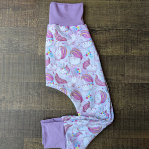 SIZE 4 Rainbow unicat harem pants