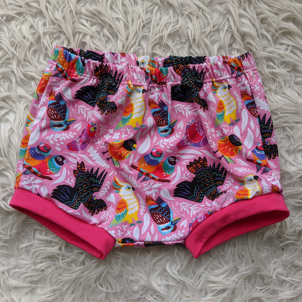 Size 2 Aussie birds pink bummies