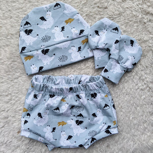 SIZE 0000 Baby blue dragons baby gift set