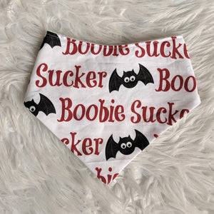 Boobie sucker bandana bib