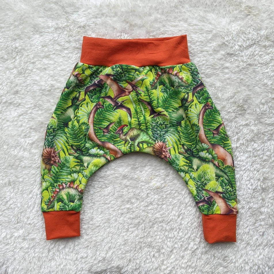Size 00 Jungle dinos harem pants