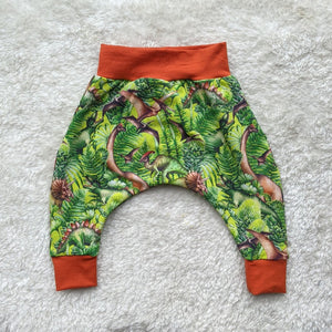 Size 00 Jungle dinos harem pants