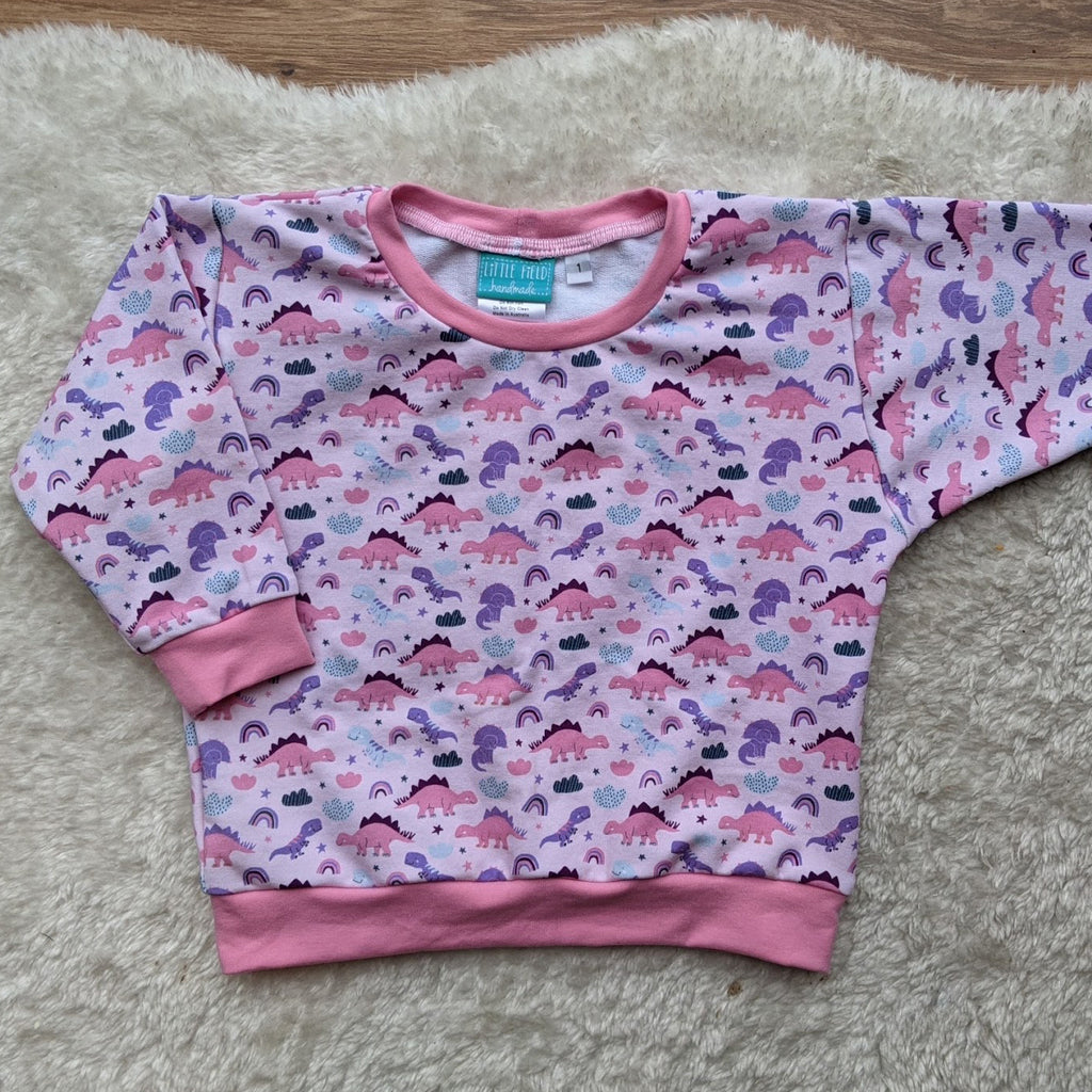 Size 1 Pink & purple dino lounge jumper
