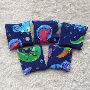 Set of 5 mini DINOS rice bags - D8