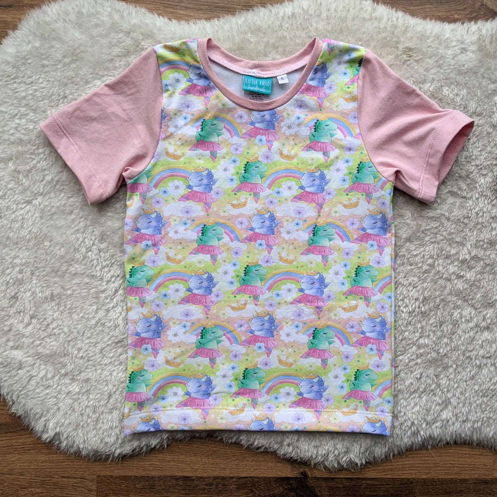 Size 5 Ballet dinos tshirt