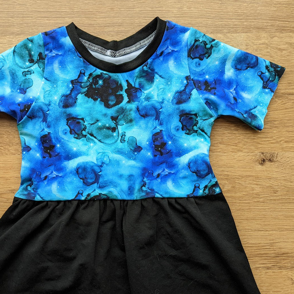 SIZE 1 Deep space gathered waist dress