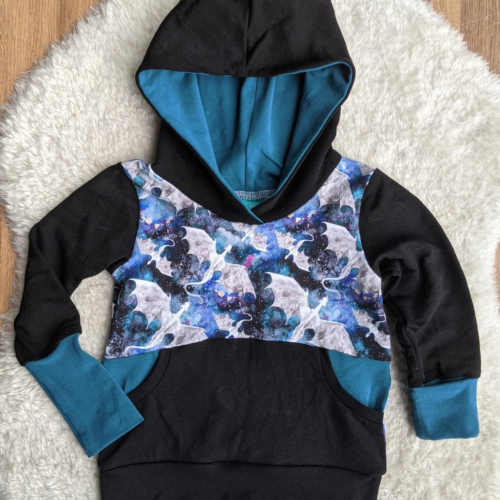SIZE 1-3 Grow With Me Serenity dragons hoodie