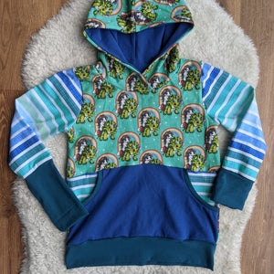 SIZE 6-9 Grow With Me Unicorn dinos hoodie