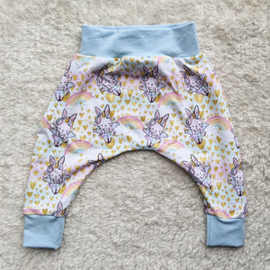 SIZE 00 Bunnicorns harem pants