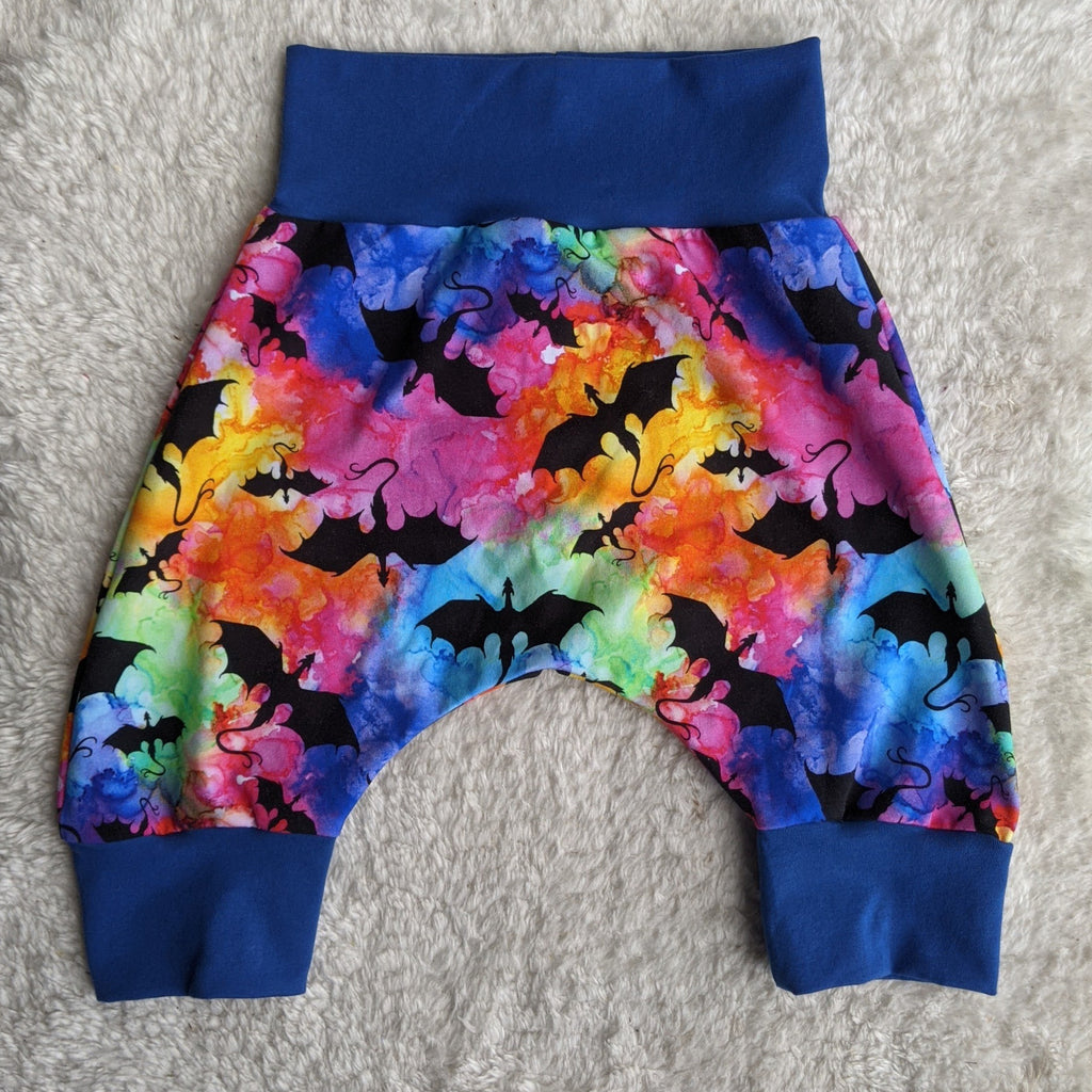 SIZE 3 Rainbow dragons harem shorts