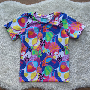 Size 3 Mish Mash Kasey Rainbow tshirt