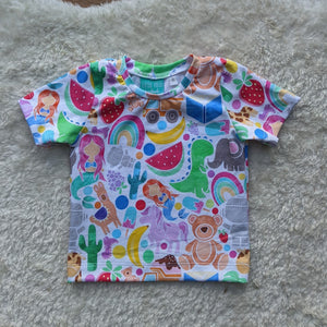Size 0 Toys Kasey Rainbow tshirt
