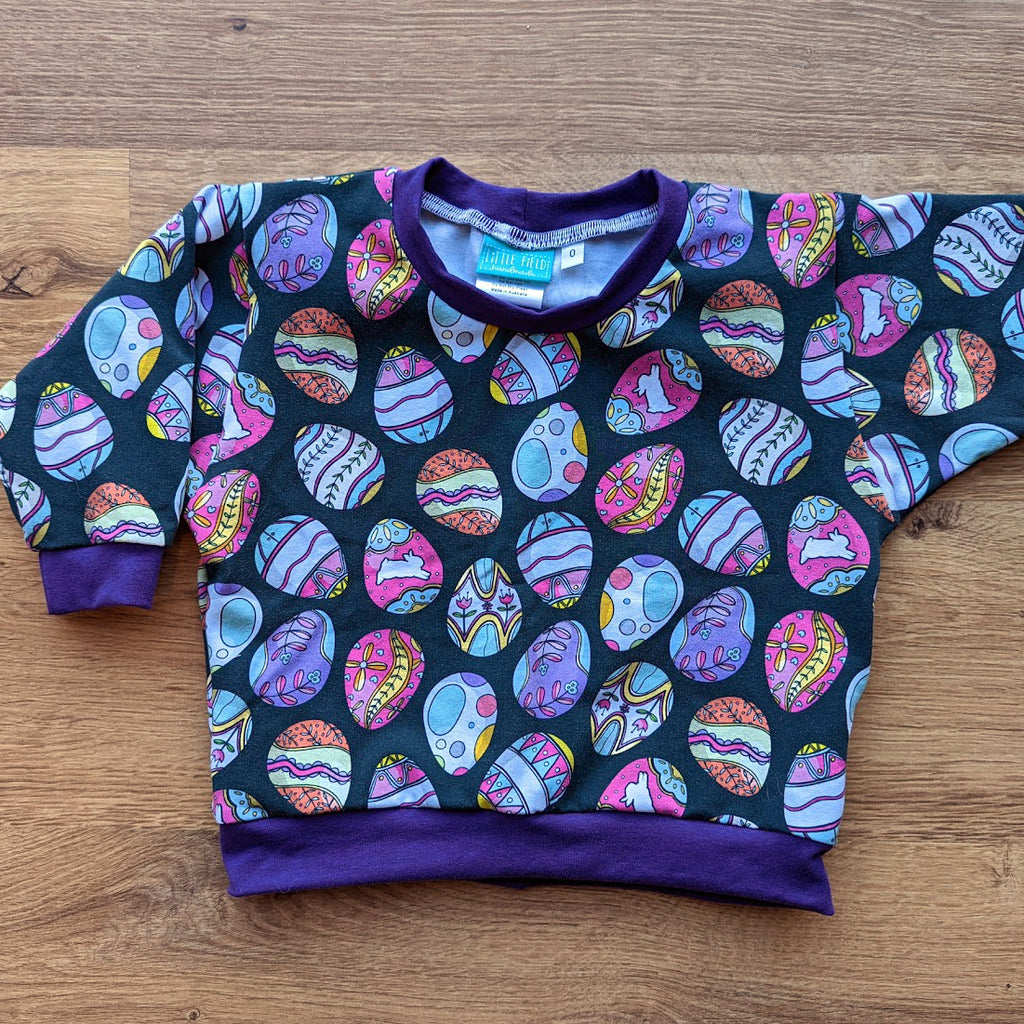 SIZE 0 Decorated eggs lounge jumper