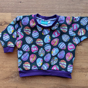 SIZE 0 Decorated eggs lounge jumper