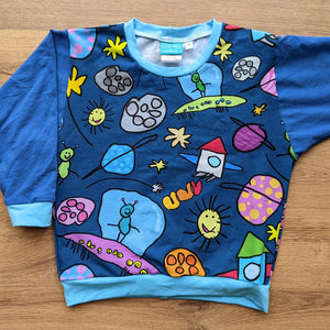 SIZE 4 Kasey Rainbow Darcy Space lounge jumper