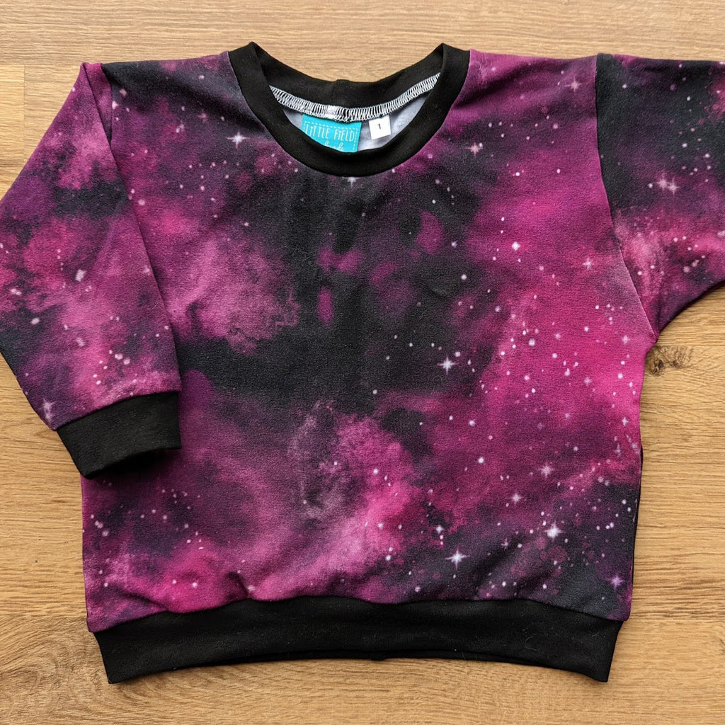 SIZE 1 Moody galaxy lounge jumper
