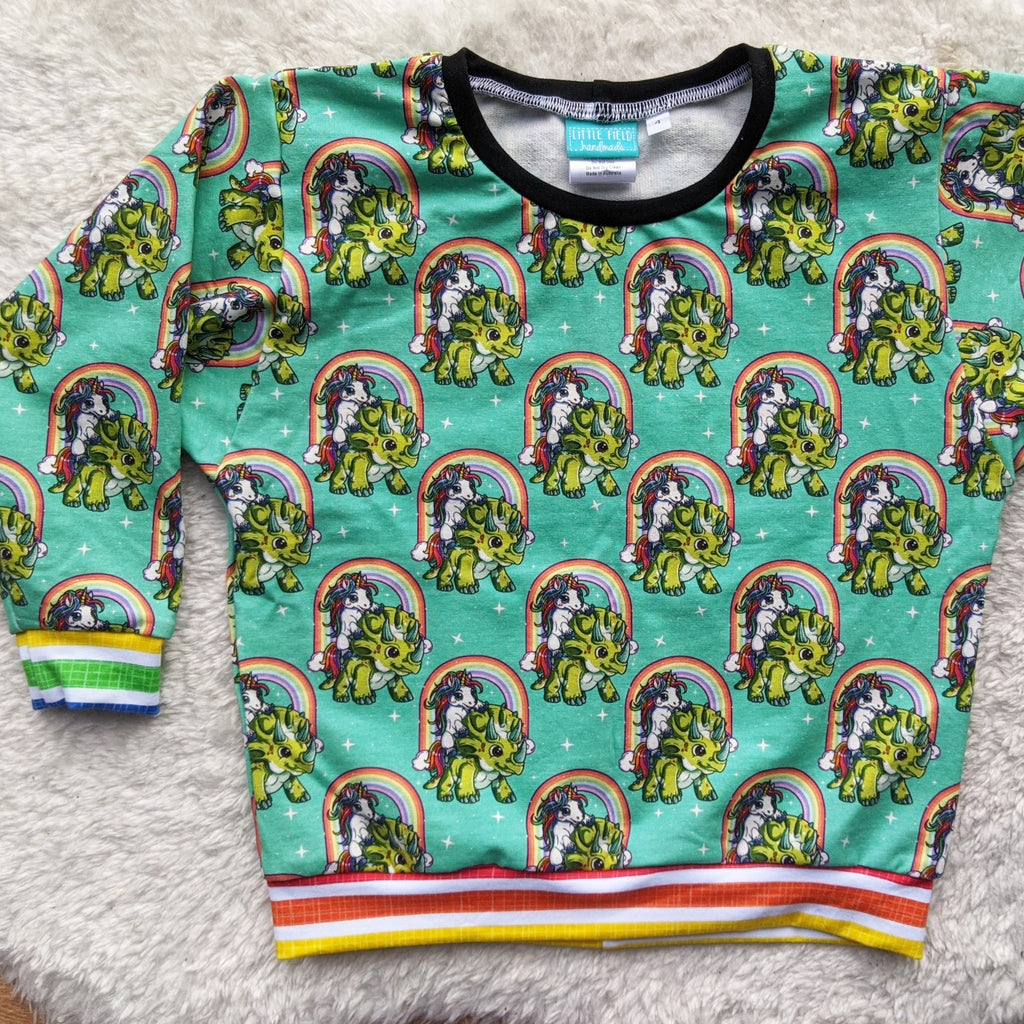 SIZE 4 Unicorn dinos lounge jumper