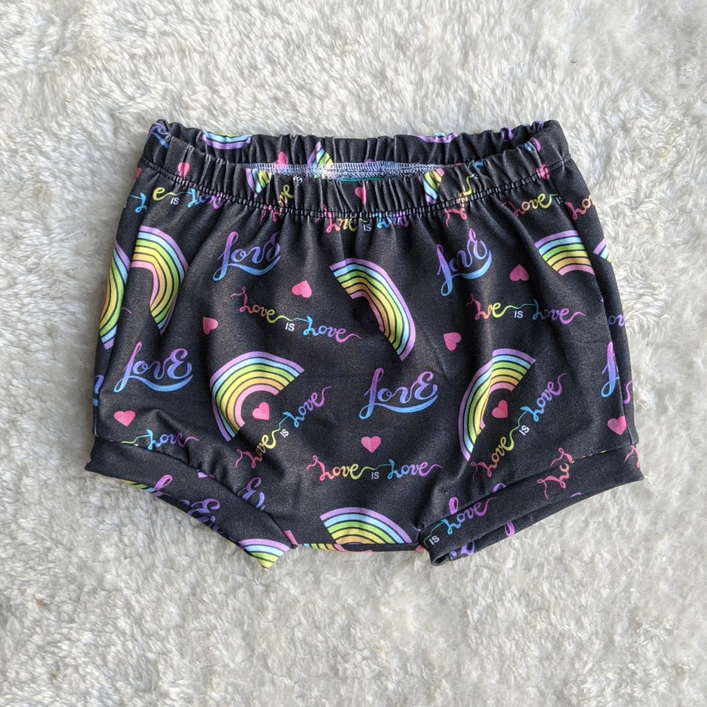 Size 3 Love is love bummies
