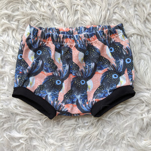 Size 00 black cockatoos bummies