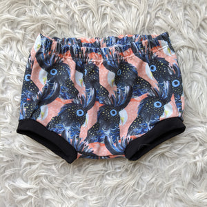 Size 00 black cockatoos bummies