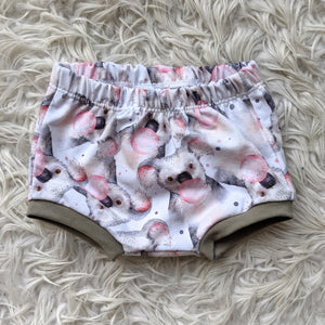 Size 0000 bubblegum koalas bummies