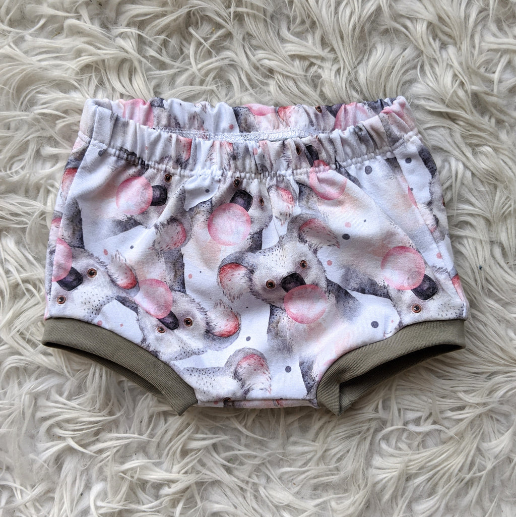 Size 1 bubblegum koalas bummies