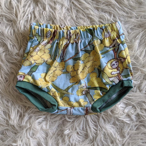 Size 000 Blossom babies sky bummies