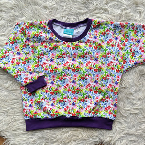 Size 2 Spring floral lounge jumper