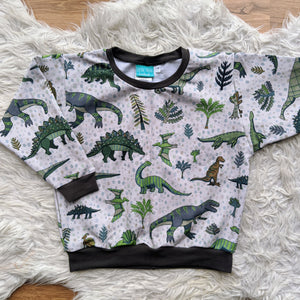 Size 4 Camo dinosaurs lounge jumper