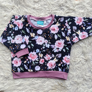 Size 0 Kate navy floral lounge jumper