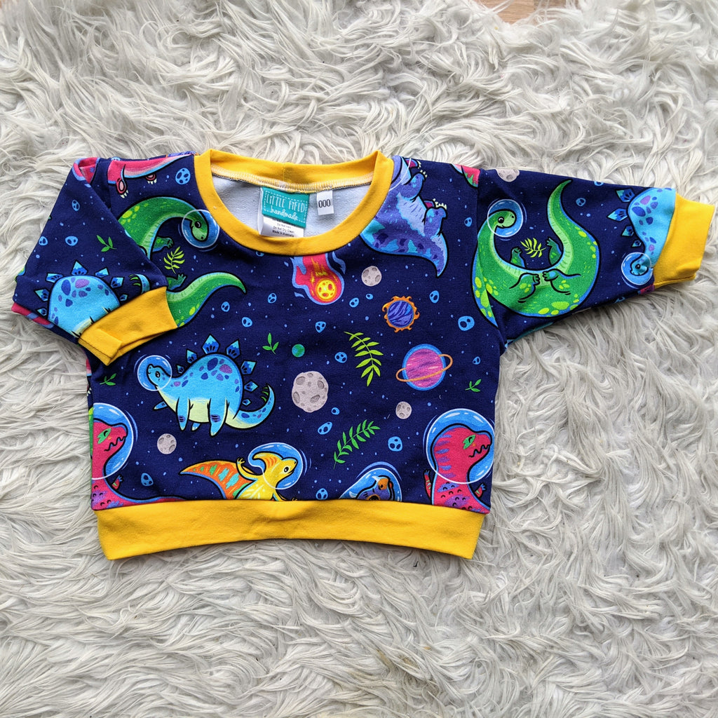 Size 000 Space dinos lounge jumper