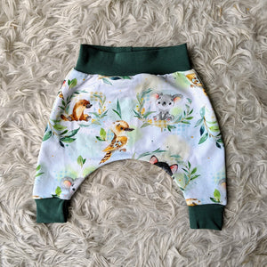 Size 0000 Baby Aussie animals harem pants
