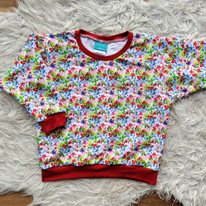 Size 3 Spring floral lounge jumper