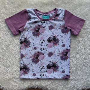Size 2 Halloween floral tshirt