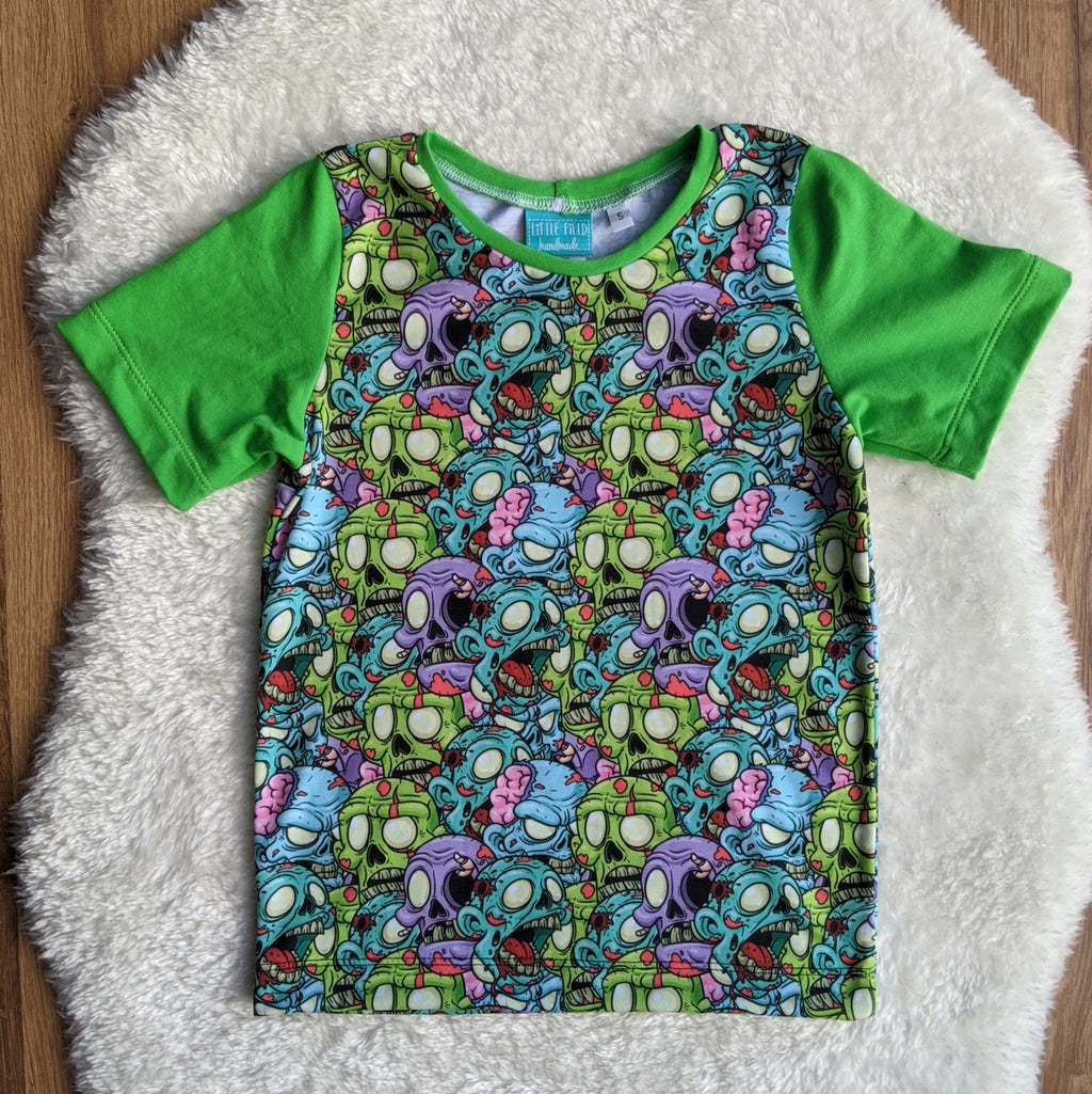 Size 5 zombies tshirt