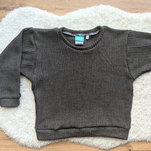 Size 5 DARK GREY chunky knit lounge jumper