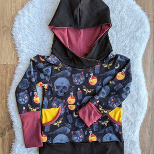 SIZE 3-6 Grow With Me Bad magic hoodie