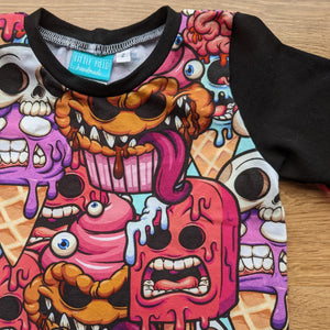 SIZE 2 Zombie treats tshirt