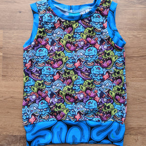SIZE 3-6 grow with me Zombie brainzzz tank