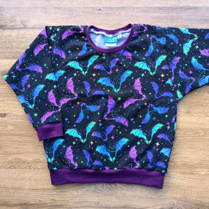 SIZE 5 Neon bats lounge jumper