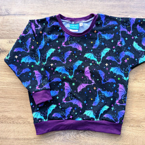 SIZE 4 Neon bats lounge jumper