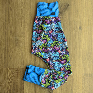 SIZE 4 Zombie brainzzz harem pants