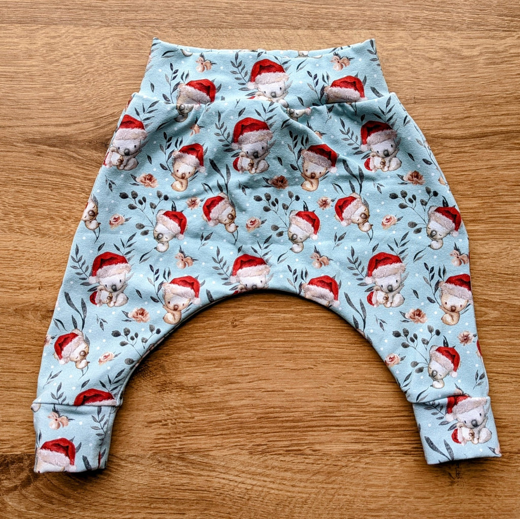 SIZE 000 Floral Santa koalas harem pants