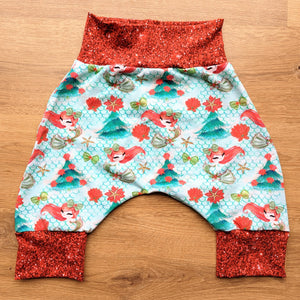 SIZE 4 Christmas mermaid harem shorts