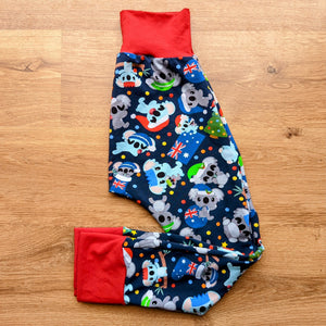 SIZE 5 Cartoon Christmas koalas harem pants
