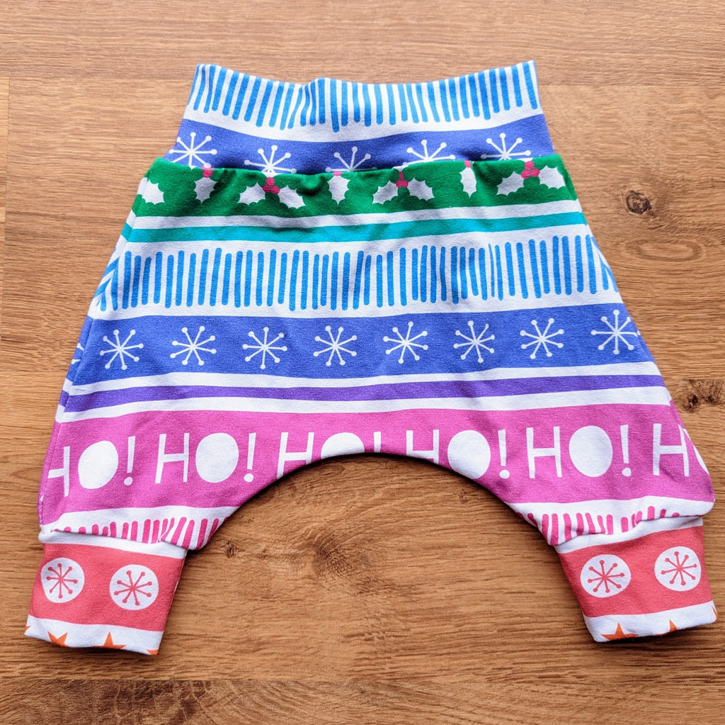 SIZE 0 Festive rainbow stripes harem shorts