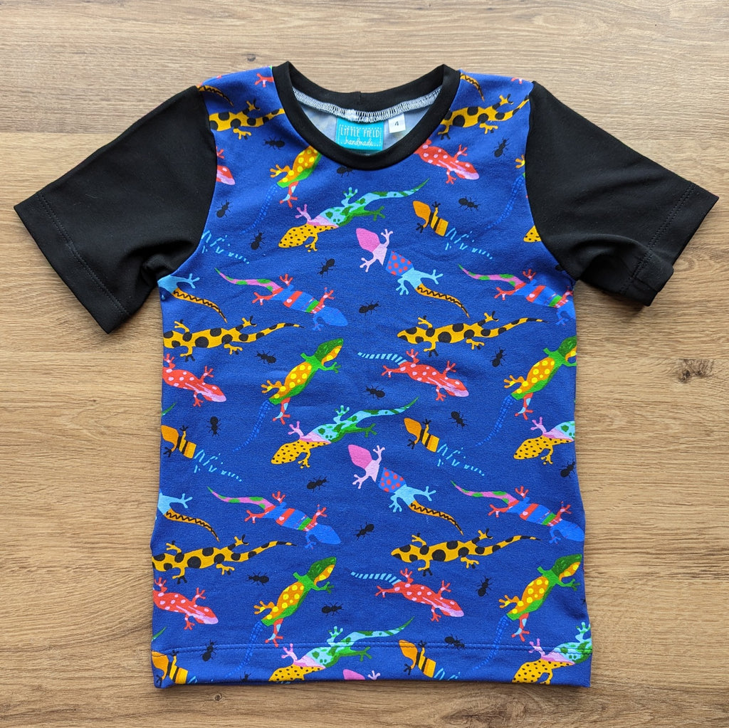 SIZE 4 Gecko invasion tshirt