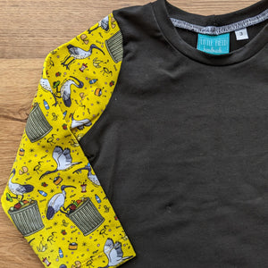 SIZE 3 Bin chickens long sleeve tshirt